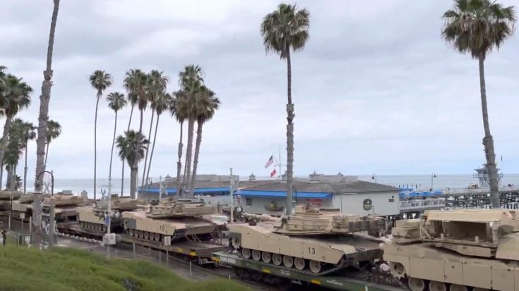 BNSF Hauling Military Vehicles | Train Fanatics Videos