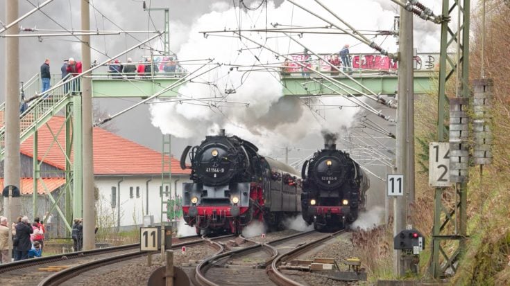 Railfans Get Smoked Out At The Tharandt Incline | Train Fanatics Videos