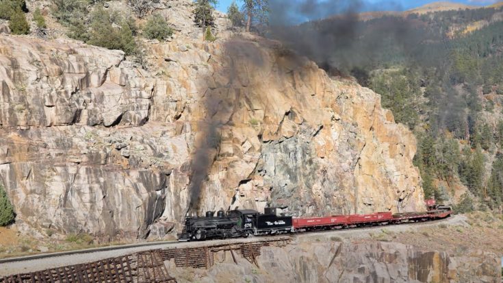 Durango & Silverton Dramatic Canyon Run | Train Fanatics Videos